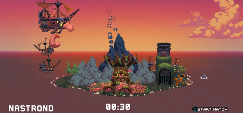 Illustration for article titled Nidhogg 2's Level Select Screen Is A Nifty Callback To Yoshi's IslandÂ